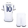 Officiële Voetbalshirt + Korte Broek Real Madrid Modrić 10 Thuis 2023-24 - Kids